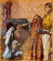 Degas, Edgar - Breakfast after the Bath